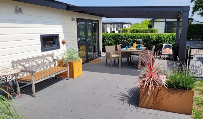 Überdachte Terrasse